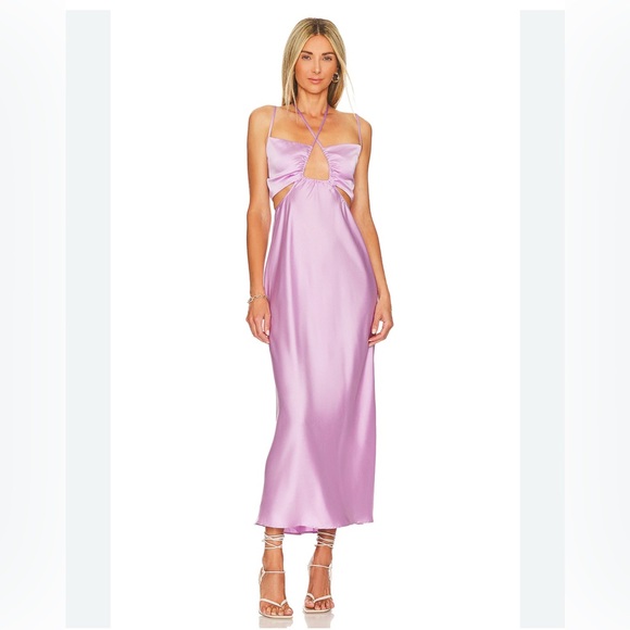 Show Me Your MuMu Dresses & Skirts - NWT SHOW ME YOUR MUMU Codie Cut Out midi Dress in Lilac size M